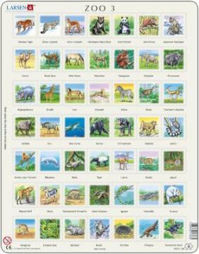 Puzzle Larsen 49 Zoo 3 - Pret | Preturi Puzzle Larsen 49 Zoo 3