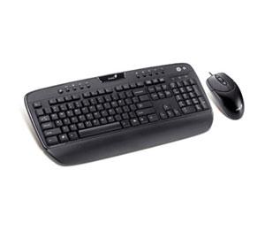 Kit Tastatura and Mouse Genius USB, G-31330185100, negru - Pret | Preturi Kit Tastatura and Mouse Genius USB, G-31330185100, negru