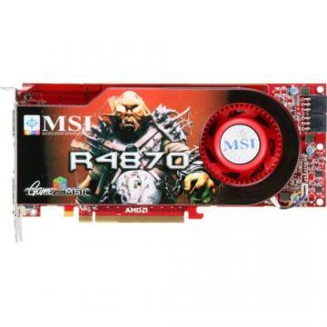 Placa video MSI ATI Radeon HD 4870 512MB GDDR5 256Bit - Pret | Preturi Placa video MSI ATI Radeon HD 4870 512MB GDDR5 256Bit