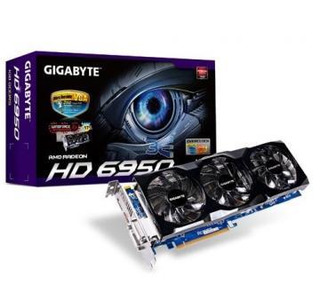 Gigabyte ATI Radeon HD 6950, PCI-E, 1GB DDR5, 256Biti, Overclock Version, + Transport Gratuit - Pret | Preturi Gigabyte ATI Radeon HD 6950, PCI-E, 1GB DDR5, 256Biti, Overclock Version, + Transport Gratuit