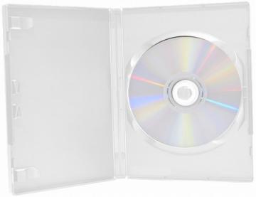 Single Clear DVD case 14mm, semi-clear, glossy, 100buc/bax - Pret | Preturi Single Clear DVD case 14mm, semi-clear, glossy, 100buc/bax