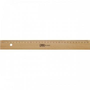 Rigla din lemn, 30cm, M+R - Pret | Preturi Rigla din lemn, 30cm, M+R