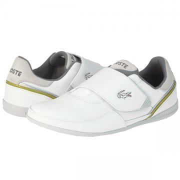 Pantofi sport Lacoste Lisse SPM LTH wht/gry - Pret | Preturi Pantofi sport Lacoste Lisse SPM LTH wht/gry