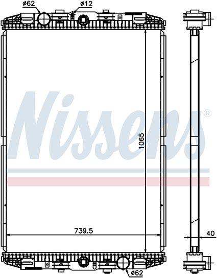 Vand Radiator apa Daf XF 95 - Pret | Preturi Vand Radiator apa Daf XF 95