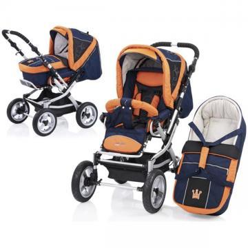 Carucior Alu Fly Swing - Nightblue Orange - Pret | Preturi Carucior Alu Fly Swing - Nightblue Orange