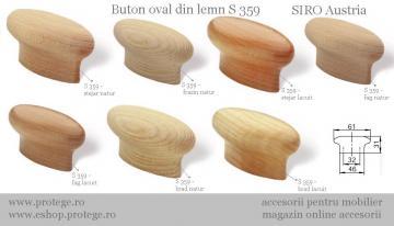Buton oval brad lacuit, S 359-60HZ6 - Pret | Preturi Buton oval brad lacuit, S 359-60HZ6