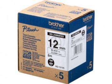 Banda continua laminata 12mm Brother HG131V5 - Pret | Preturi Banda continua laminata 12mm Brother HG131V5