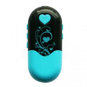 MP3 Player Serioux Particle P3, USB, blue - Pret | Preturi MP3 Player Serioux Particle P3, USB, blue