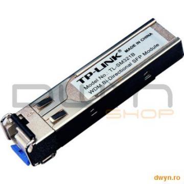 Modul SFP 1000Base-BX WDM Bi-Directional, conector LC, TX:1310nm/RX:1550nm, single-mode, 10km, TP-LI - Pret | Preturi Modul SFP 1000Base-BX WDM Bi-Directional, conector LC, TX:1310nm/RX:1550nm, single-mode, 10km, TP-LI