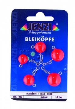 Cap Jig JENZI cu clips, plumb Rosu, 10 g, 5 buc./ plic - Pret | Preturi Cap Jig JENZI cu clips, plumb Rosu, 10 g, 5 buc./ plic