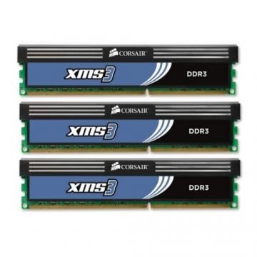 Memorie Corsair 6GB (3 x 2GB), DDR3, 1600MHz, radiator - Pret | Preturi Memorie Corsair 6GB (3 x 2GB), DDR3, 1600MHz, radiator