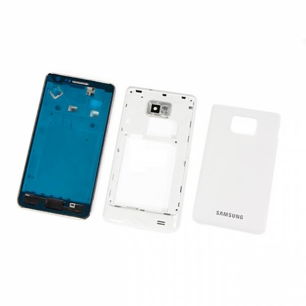 Carcasa Samsung I9100, I9100G, I9100T Galaxy S II Originala Alba  - 126lei - Pret | Preturi Carcasa Samsung I9100, I9100G, I9100T Galaxy S II Originala Alba  - 126lei