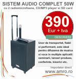 Vand sistem audio all-in-one, 50W, cu cd-player si mp3 – portabil - Pret | Preturi Vand sistem audio all-in-one, 50W, cu cd-player si mp3 – portabil