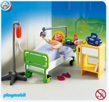 Playmobil Hospital CAMERA DE SPITAL - Pret | Preturi Playmobil Hospital CAMERA DE SPITAL
