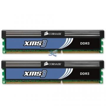 Corsair DDR3 1333MHz, 4GB (Kit 2x2GB), CL8, XMS3 - Pret | Preturi Corsair DDR3 1333MHz, 4GB (Kit 2x2GB), CL8, XMS3