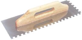 Drisca zimtata cu maner de lemn SANTO lungime 400 mm - Pret | Preturi Drisca zimtata cu maner de lemn SANTO lungime 400 mm