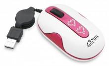 Mouse MEDIA TECH MT CRYSTAL 1059P - Swarowsky PINK/white - Pret | Preturi Mouse MEDIA TECH MT CRYSTAL 1059P - Swarowsky PINK/white