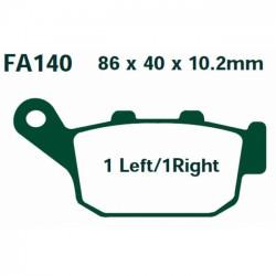 FA140 Semi-sint V - placute de frana semisinterizate EBC - spate - Pret | Preturi FA140 Semi-sint V - placute de frana semisinterizate EBC - spate