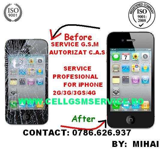 Reparatii iphone 4 in service autorizat profesional iphone 4/3gs/3g decodare iphone 4 geve - Pret | Preturi Reparatii iphone 4 in service autorizat profesional iphone 4/3gs/3g decodare iphone 4 geve