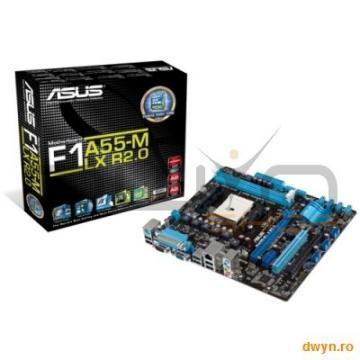 ASUS Socket FM1, F1A55-M LX R2.0, AMD A55 FCH, 2*DDR3 DDR3 2250(O.C.)/1866/1600/1333/1066 MHz, VGA, - Pret | Preturi ASUS Socket FM1, F1A55-M LX R2.0, AMD A55 FCH, 2*DDR3 DDR3 2250(O.C.)/1866/1600/1333/1066 MHz, VGA,