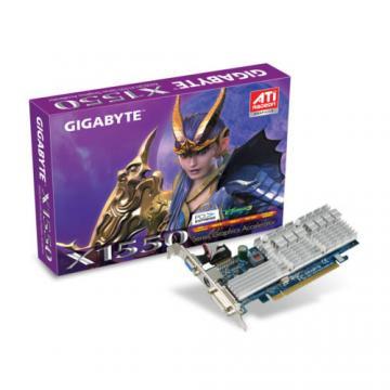 Placa video Gigabyte ATI Radeon X1550 256MB DDR2 64 bit TV-Out D - Pret | Preturi Placa video Gigabyte ATI Radeon X1550 256MB DDR2 64 bit TV-Out D