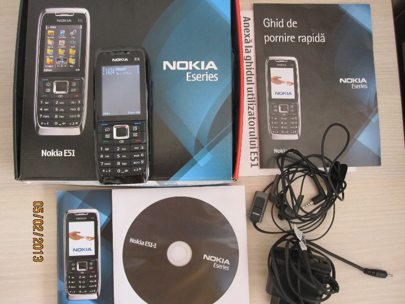 Vand Nokia E51 full box - Pret | Preturi Vand Nokia E51 full box