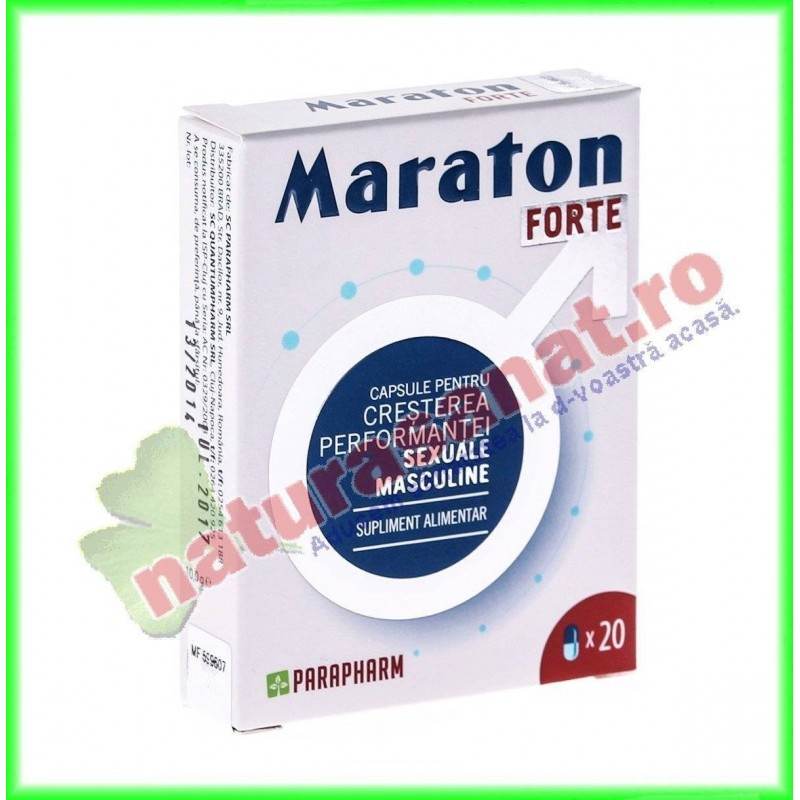 Maraton Forte 20 capsule - Parapharm - Pret | Preturi Maraton Forte 20 capsule - Parapharm