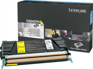 Toner Lexmark C5242YH - Pret | Preturi Toner Lexmark C5242YH