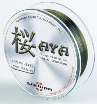 Fir Monofilament Sakura Aya (0.387 mm, 150 m, 20.50 Lbs.) - Pret | Preturi Fir Monofilament Sakura Aya (0.387 mm, 150 m, 20.50 Lbs.)