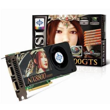 Placa video MSI nVidia GeForce 8800 GTS 512MB DDR3 256Bit - Pret | Preturi Placa video MSI nVidia GeForce 8800 GTS 512MB DDR3 256Bit