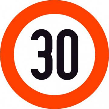 Indicator circulatie Limitare de viteza la 30 de km - Pret | Preturi Indicator circulatie Limitare de viteza la 30 de km