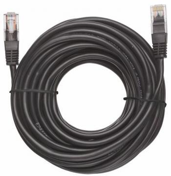 Patch cablu retea RJ45, 10m, negru, Trust (17167) - Pret | Preturi Patch cablu retea RJ45, 10m, negru, Trust (17167)