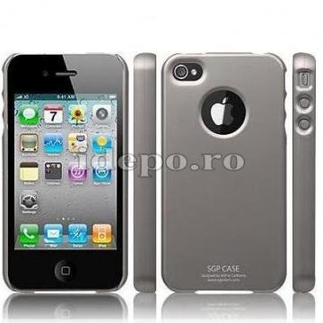 Husa iPhone 4 SGP Ultra Thin + Folie protectie ecran - Pret | Preturi Husa iPhone 4 SGP Ultra Thin + Folie protectie ecran