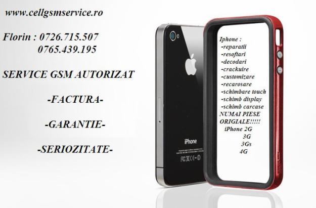 Decodare iPhone 4 Florin - 0726.715.507 - Pret | Preturi Decodare iPhone 4 Florin - 0726.715.507