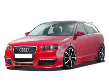 Audi A3 8P Facelift Spoiler Fata Singleframe - Pret | Preturi Audi A3 8P Facelift Spoiler Fata Singleframe