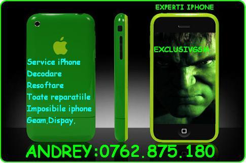 Reparatii iPhone 3g Resoftare 3g Upgrade 3gs Versiune 4.1/4.2.1 Reparatii iPhone 3gs Repar - Pret | Preturi Reparatii iPhone 3g Resoftare 3g Upgrade 3gs Versiune 4.1/4.2.1 Reparatii iPhone 3gs Repar