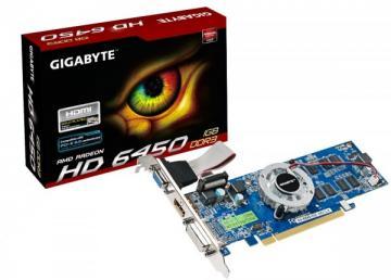 Placa video Gigabyte ATI Radeon HD 6450,PCI-E 1GB DDR3,64-bit GV-R645-1GI - Pret | Preturi Placa video Gigabyte ATI Radeon HD 6450,PCI-E 1GB DDR3,64-bit GV-R645-1GI