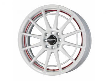 Drag Wheels DR42 White With Red Stripe Janta - Pret | Preturi Drag Wheels DR42 White With Red Stripe Janta