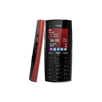 Telefon Dual-SIM Nokia X2-02 Rosu Dark silver - Pret | Preturi Telefon Dual-SIM Nokia X2-02 Rosu Dark silver