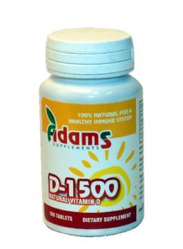 Vitamina D 1500mg *60tab - Pret | Preturi Vitamina D 1500mg *60tab