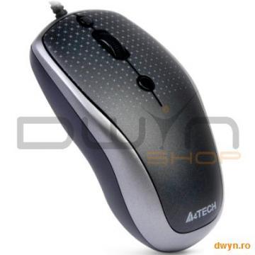 Mouse A4TECH D-530FX-1 DustFree HD USB, Grey - Pret | Preturi Mouse A4TECH D-530FX-1 DustFree HD USB, Grey