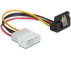Cablu de alimentare SATA angled cu fixare, Delock 60121 - Pret | Preturi Cablu de alimentare SATA angled cu fixare, Delock 60121