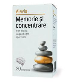 Alevia Memorie si Concentrare Adult *30cpr - Pret | Preturi Alevia Memorie si Concentrare Adult *30cpr