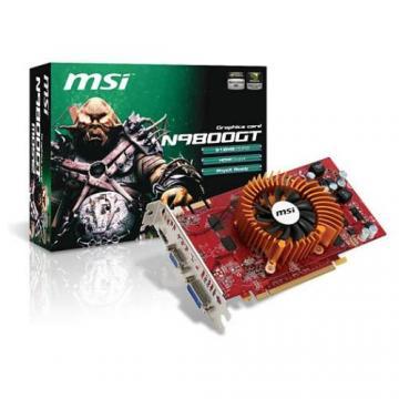 Placa video MSI GeForce 9800GT 512MB DDR3 - Pret | Preturi Placa video MSI GeForce 9800GT 512MB DDR3