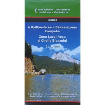 Harta Zona Lacul Rosu si Cheile Bicazului 1:15.000 - Pret | Preturi Harta Zona Lacul Rosu si Cheile Bicazului 1:15.000