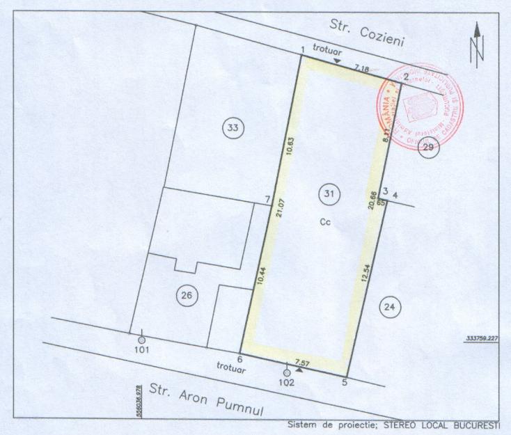 Vand teren intravilan de 155 mp in zona Giurgiului - City Mall - Pret | Preturi Vand teren intravilan de 155 mp in zona Giurgiului - City Mall