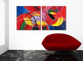 Modern Art Acrylic - Frank Bergmann "Abstract" 120x60 cm - Pret | Preturi Modern Art Acrylic - Frank Bergmann "Abstract" 120x60 cm
