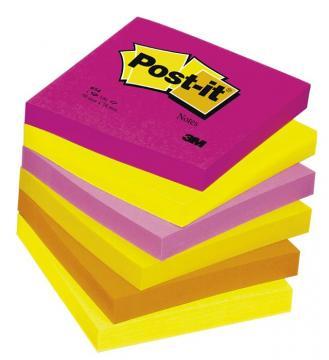 Notite autoadezive Post-itÂ® Tutti Frutti, 76 x 76 mm, 100 file, 6 bucati/set - Pret | Preturi Notite autoadezive Post-itÂ® Tutti Frutti, 76 x 76 mm, 100 file, 6 bucati/set