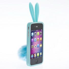 Husa iPhone 4GS - Carcasa iPhone 4G, 4GS Iepuras - Albastru sau Bleu - Pret | Preturi Husa iPhone 4GS - Carcasa iPhone 4G, 4GS Iepuras - Albastru sau Bleu