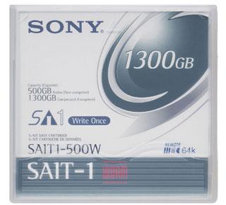 Banda stocare date S-AIT1 WORM Sony SAIT1500W, 500GB/1.3TB compressed, 30MB/s - Pret | Preturi Banda stocare date S-AIT1 WORM Sony SAIT1500W, 500GB/1.3TB compressed, 30MB/s